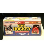 1990 Score NHL Hockey Premier Edition 445 Cards Box Set Factory Sealed - £38.91 GBP