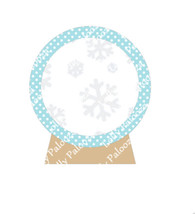 Snow Globe Shaker DIGITAL File.  Instant Download. PNG & SVG Files. No Physical 