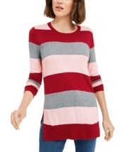 MSRP $20 Maison Jules Striped Sweater Red Size Medium - £8.24 GBP