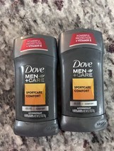 2 Dove Men+Care Antiperspirant Protection Sportcare Comfort Deodorant 2.... - $16.48