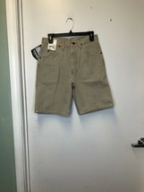 Wrangler Men&#39;s Rugged Wear Beige Outdoor Comfort Denim Shorts 36502RT - $23.33