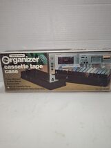 Vtg RadioShack Realistic “The Organizer” Cassette Tape Case Holds 15 Tap... - $18.79