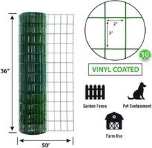 Garden Craft 023650 Garden Fence 36&quot; x 50&#39; 16-Ga 2&#39;&#39; x 3&quot; Mesh Vinyl-Coated - $40.26