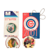 Chicago Pro Sports Teams Memorabilia Bull Blackhawks Bears Cubs Vintage - €14,65 EUR