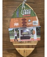 Tiki Toss Deluxe Hook and Ring Game  100% Bamboo Wood Football Edition NEW - $29.97 CAD
