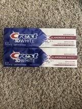 (2) Crest 3D White Toothpaste Advanced Glamorous White Fluoride 3.8 oz Exp 2025 - £9.17 GBP