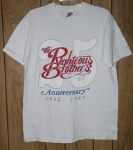 The Righteous Brothers Concert Shirt Vintage 1987 Anniversary Single Sti... - $199.99
