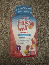 Vitafusion Fiber Well Sugar Free Fiber Supplement Gummies, 90 Count 01/25 - $10.39