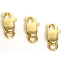 3 14K Gold Lobster Clasp Jewelry Making Findings 7mm x 2.65mm - £43.59 GBP