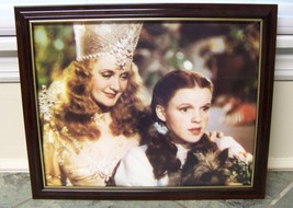 THE WIZARD OF OZ Framed Photo Dorothy &amp; Glinda 11&quot;x14&quot; - Exc. cond! - £19.97 GBP