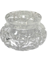 Cut Lead Crystal Trinket Jar with Lid - $19.53 CAD