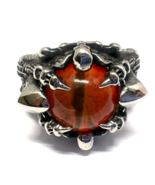 LOTR Eye Of Sauron Lord of the Rings Stainless Steel Mens Size 7.5 Ring NEW - $544.64 MXN