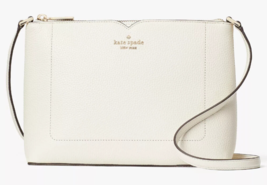 Kate Spade Harlow Crossbody Parchment White Leather WKR00058 Ivory NWT $279 FS - £77.08 GBP