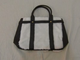 Adult Women&#39;s Unbranded Brown White Faux Leather Shoulder Strap Purse 32164 - £40.95 GBP