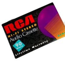 Vintage RCA HiFi Stereo Audio Cassette Tape Blank 90 Minutes Type 1 - £7.85 GBP