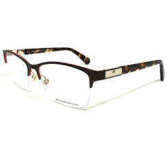 Kate Spade Eyeglasses Frames GLORIANNE WR9 Brown Red Tortoise Square 53-16-140 - £37.57 GBP