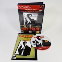Max Payne (Sony PlayStation 2 PS2 GH) Complete w/ Manual Tested Remedy Shooter - £10.94 GBP