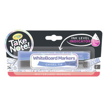 Crayola Take Note Whiteboard Marker with Chisel Tip 2pcs - £25.32 GBP
