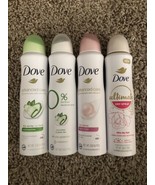 Mix Lot Of 4 Dove Antiperspirant Dry Spray Peony &amp; Rose Water Dry Spray ... - $302.63 MXN