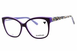 Bebe BB5214 502 Plum 54mm Eyeglasses New Authentic - $25.71