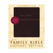 Holy Bible: New International Version Burgundy Italian Duo-Tone Keepsake Edition - $116.00