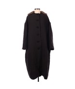 Lanvin 2006 River Collection Castor Beaver Collar Wool Blend Coat Size 40 - $682.48 CAD