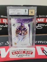 2009 SP Authentic Percy Harvin Chirography Autograph Bgs 9/10 Rookie  - £71.71 GBP