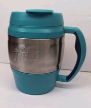 Large Jumbo Bubba Cup Keg 52 Ounce Travel Mug Insulated Handle Teal - £9.53 GBP