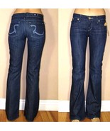 NWT $237 ROCK &amp; REPUBLIC Ladies SKYNARD DEJAVU Blue Bootcut Flare Jeans ... - $48.02 CAD