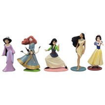 Disney Princess Figures 3.5&quot; Lot 5 - Mulan, Jasmine, &amp; More - £11.18 GBP