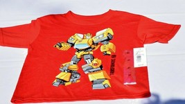 Transformers - Bumblebee Stance Kids Red Kids T-Shirt (Size: 2T) New - $13.06