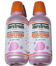 2 Pack Thera Breath Kids Dentist Formulated Anticavity Bubble Gum Blast ... - €22,31 EUR