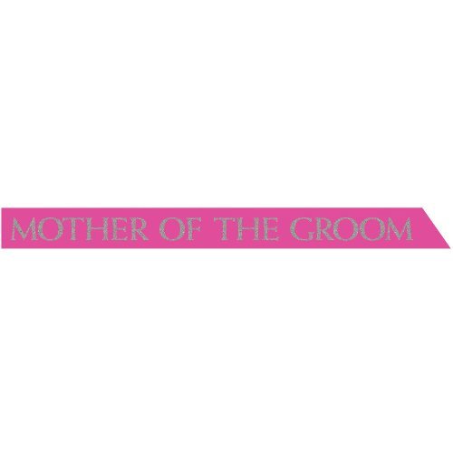 Mother of The Groom Pink Poly-Satin Sash - $2.93