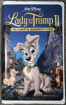 Lady &amp; the Tramp II: Scamp’s Adventure (Disney, VHS) Clamshell Case - £3.98 GBP