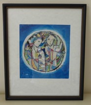 Argentinian Artist Mario Gluschankoff Original Framed Watercolor - £70.43 GBP