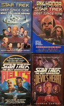 Lot of 4 STAR TREK Paperback Books: The Next Generation, various - £5.43 GBP