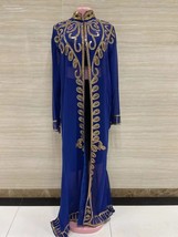 LY781  Evening Dresses Women Dashiki  Clothes Fashion Sequins Summer Muslim Duba - £96.83 GBP