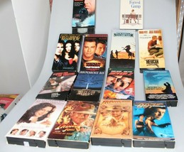VHS Lot - 14  VHS Movies Action and one romantic comedy - £10.86 GBP