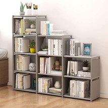 HOSTARME Bookshelf Kids 9 Cube Book Shelf Organizer Bookcase DIY for Bedroom - £33.21 GBP