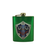 The Legend of Zelda Hylian Shield Custom Flask Canteen Collectible Gift ... - $26.00
