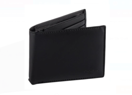 Men&#39;s exclusivo Wallet Black 13x10 cm with 2 compartments and 8 slots for cards - £15.78 GBP