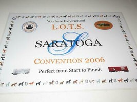 L.O.T.S - Saratoga 2006 Convention Place Mat - NEW- H21 - £6.70 GBP