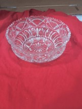Genuine Lead Crystal Bowl Made In Western Germany, 8.75&quot; - $19.80