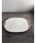 Haviland Limoges Tray France Antique Dresser Vanity Tray Floral  - €36,64 EUR