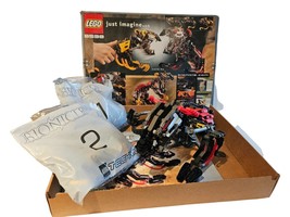 Lego Bionicle 8538 Muaka &amp; KANE-RA W. Box Manuals Extras Partially Sealed - £253.33 GBP