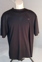 Nike Men&#39;s Dr ifit Black T Shirt Size Large  Nike Dri-Fit T-Shirt - £10.97 GBP