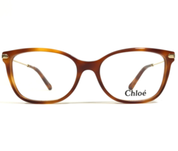 Chloe Eyeglasses Frames CE2718 725 Brown Tortoise Gold Square Full Rim 53-16-140 - £44.64 GBP