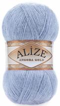 20% Wool 80% Acrylic Soft Yarn Alize Angora Gold Thread Crochet Lace Hand Knitti - $29.60