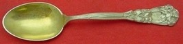 An item in the Antiques category: Iris by Durgin-Gorham Sterling Silver Demitasse Spoon Gold Washed 4 1/4"