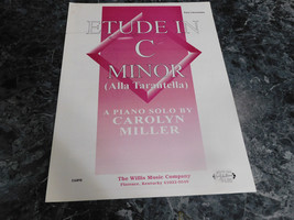 Etude in C Minor Piano Solo by Carolyn Miller - £2.34 GBP